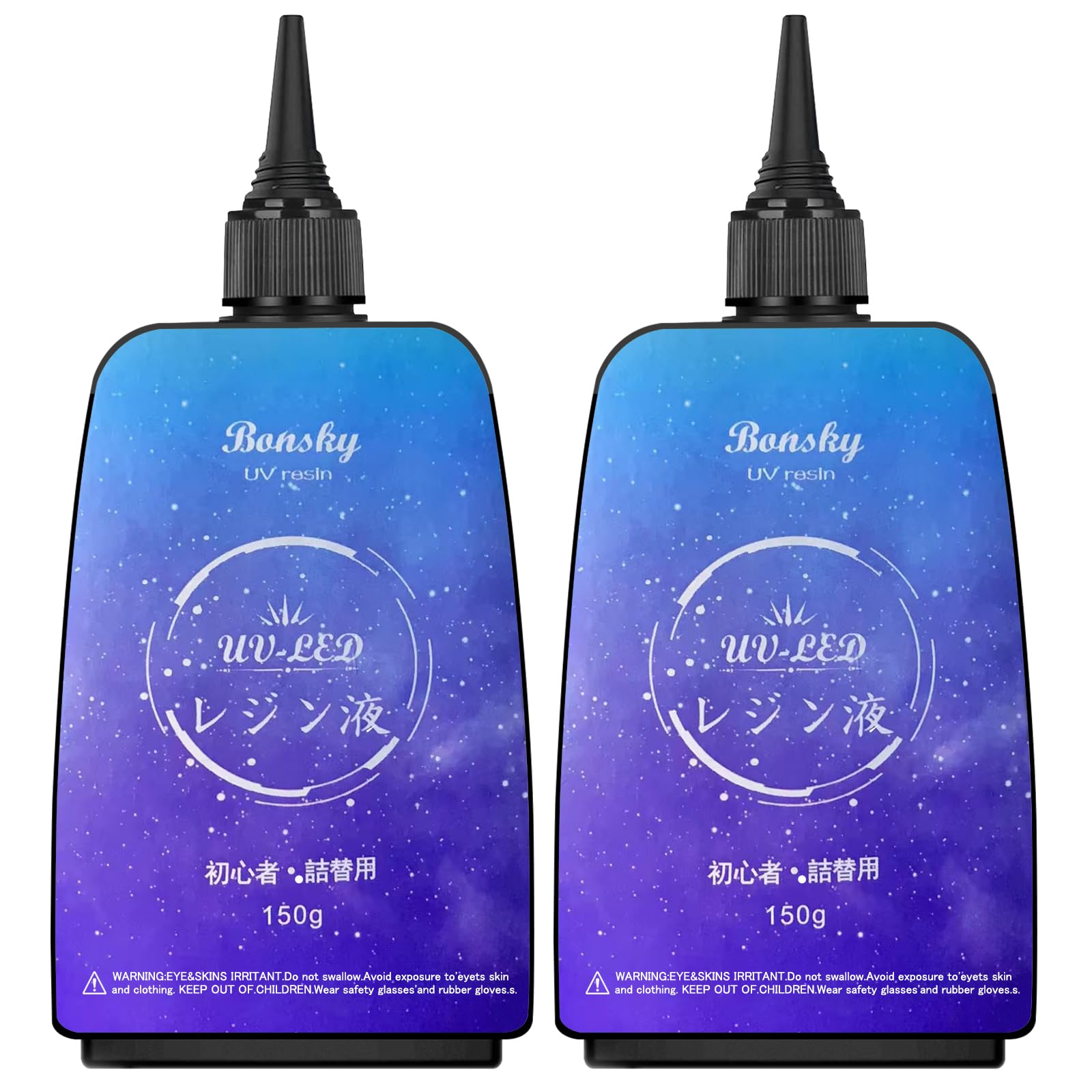 Amazon | Bonsky レジン液 UVレジン液 300g 初心者詰替用 大容量 UV