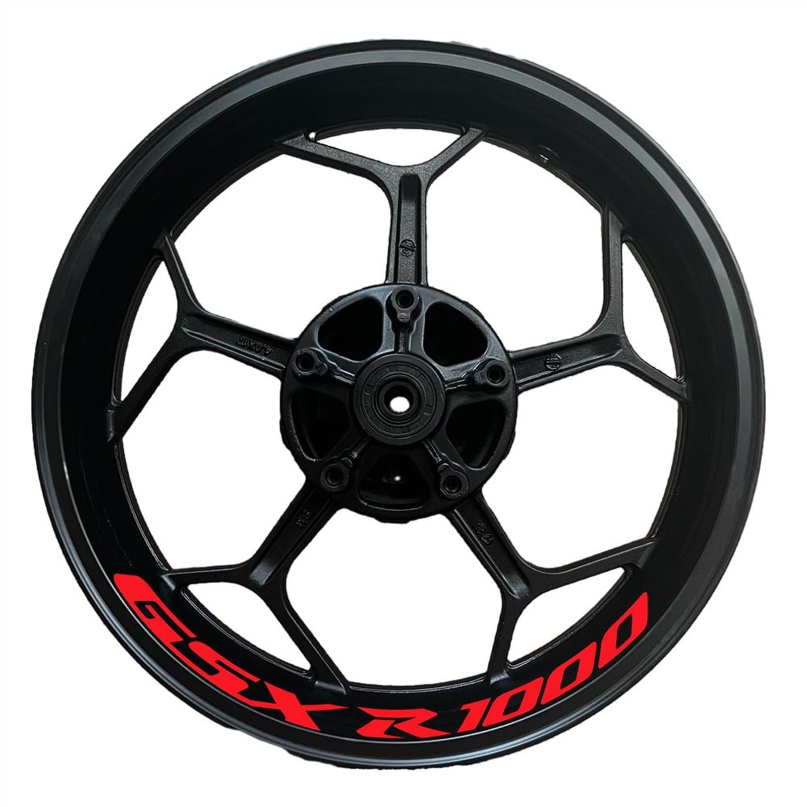 Applique for GSXR1000/R/1000R/S for S&uzuki Motorcycle Rim Decals for Gsx-r 1000 S Wheel Hub for Gsxr1000/R1000 Reflective Stickers(2)
