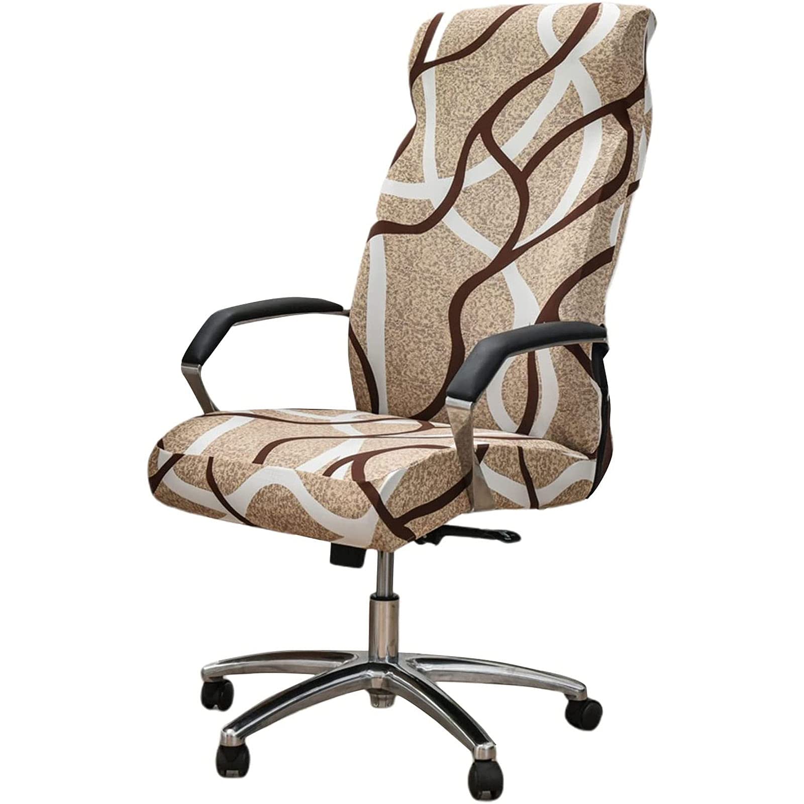Jhld C Stretch Office Hair Overs, Omputer Office Hair Overs Printed Rotating Hair Slipcovers Spandex Desk Hair Overs For Office Hair Rotating Hair-Large
