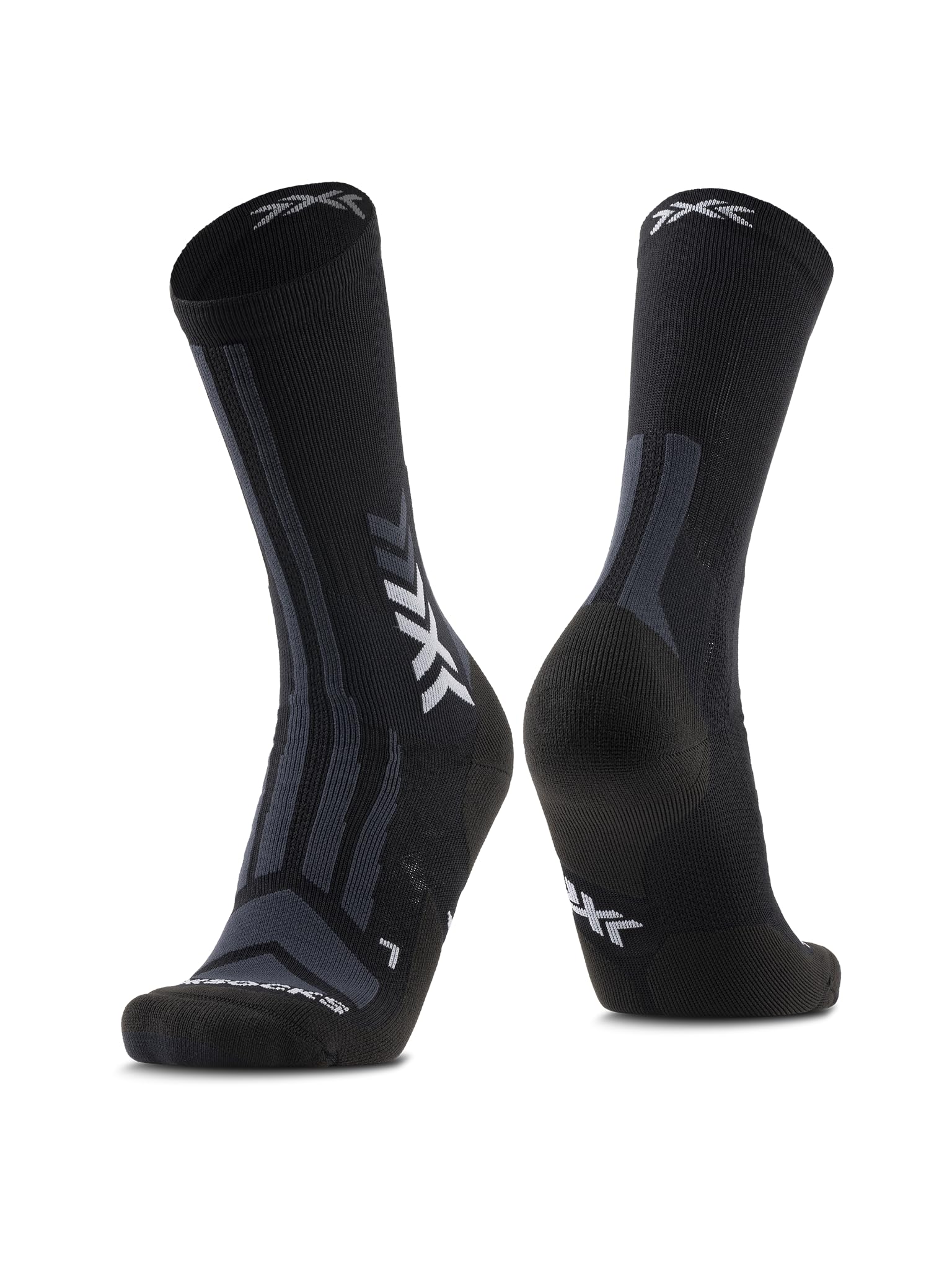 X-Socks Hike Discover Crew - Calzini funzionali di alta gamma per un maggiore comfort, traspirabilità e protezione durante le escursioni prolungate - Salvia/Nero, 39-41
