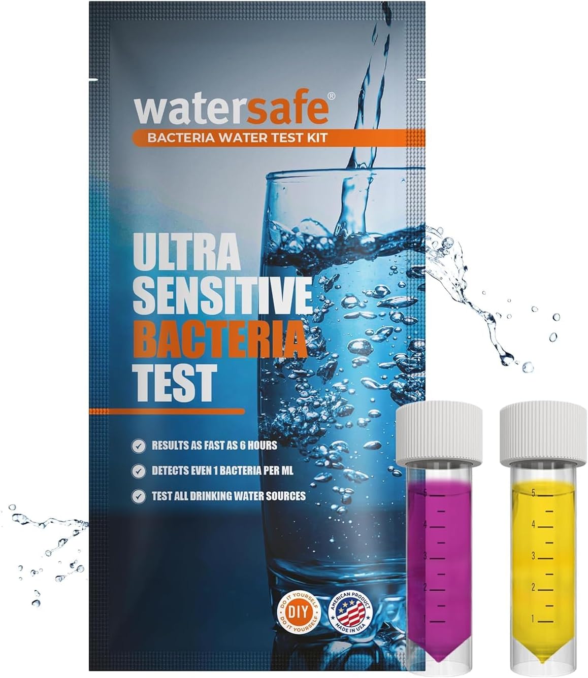 Watersafe Bacteria Water Test Kit (Parameters: Coliform Bacteria)