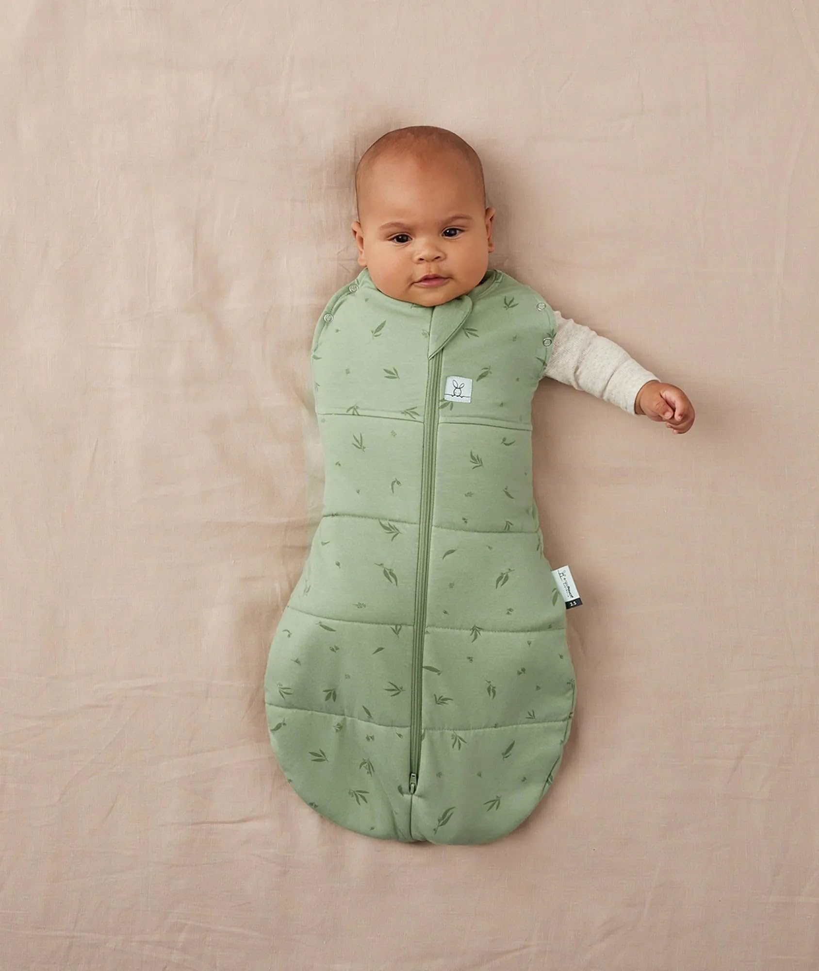 ergoPouch Cocoon Swaddle Sack 3.5 TOG, Baby Sleep Sack, Gentle Snug Fit Helps Calm Startle Reflex - Image 4