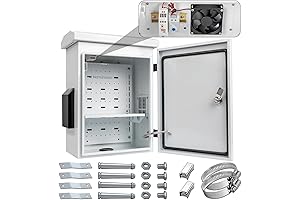 Outdoor Electrical Box with Thermostat and Fan