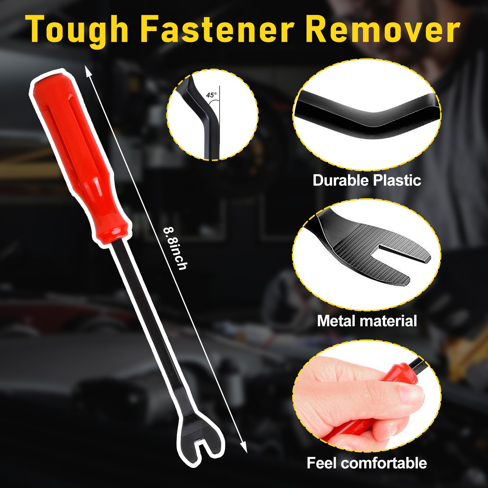 2 Sets 260PCS Car Bumper Retainer Clips Kit Auto Plastic Rivets Push Fasteners