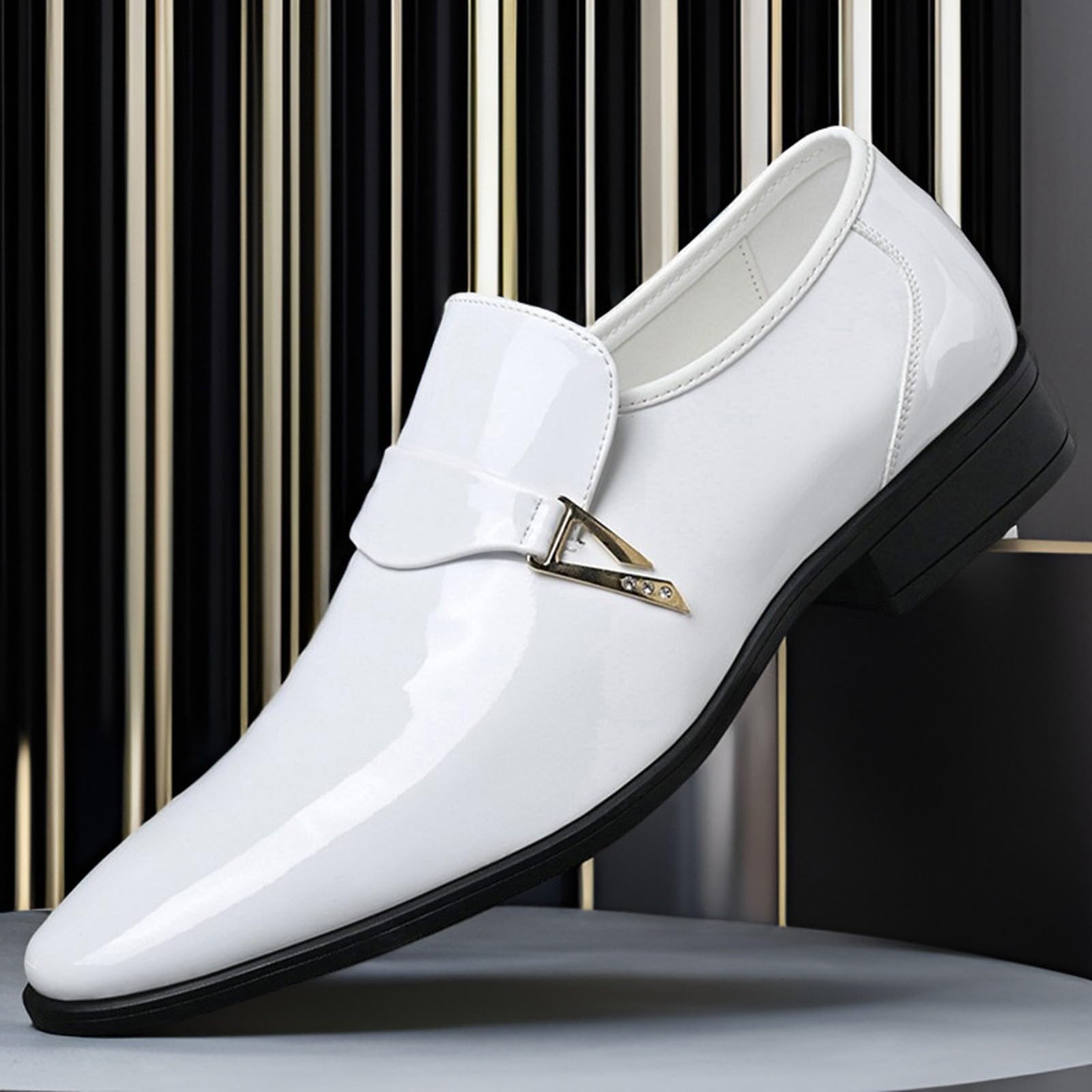 Clásico Formal Moderno Negocios Casual Cómodo Zapatos De Noche Zapatos De Cuero Hombres Jack Zapatos De Hombre 02
