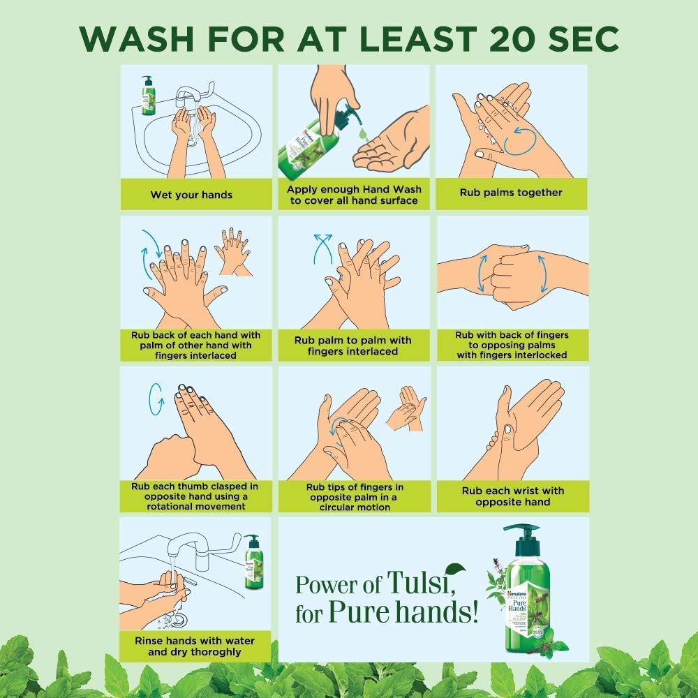 Himalaya Pure Hands Purifying Tulsi Hand Wash Pump 250 ml - Image 7 thumbnail