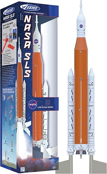Estes 2206 NASA SLS Flying-Rocket-Building Kit, Beginner Replica Flying-Rocket-Model Kit for Ages 10+