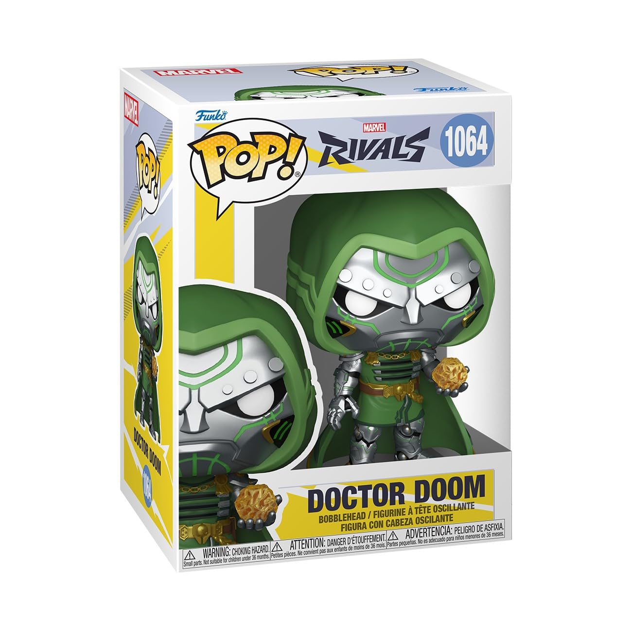 Pop! Games: Marvel Rivals - Doctor Doom - Marvel - Collectable Vinyl Figure - Gift Idea - Official Merchandise - Toys for Kids & Adults - Superheroes Fans - Model Figure for Collectors