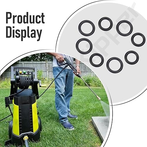 Miniatura 6 de Juntas tóricas de lavadora a presión SPX3000 para lavadoras a presión Sun Joe SPX3001, SPX3501, SPX3500, SPX4000, SPX4001 arandelas a presión,