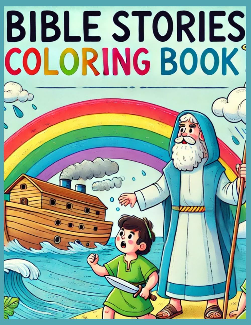 Bible Stories Coloring Book: 24 Inspiring Stories to Color, Discover, and Grow in God’s Love