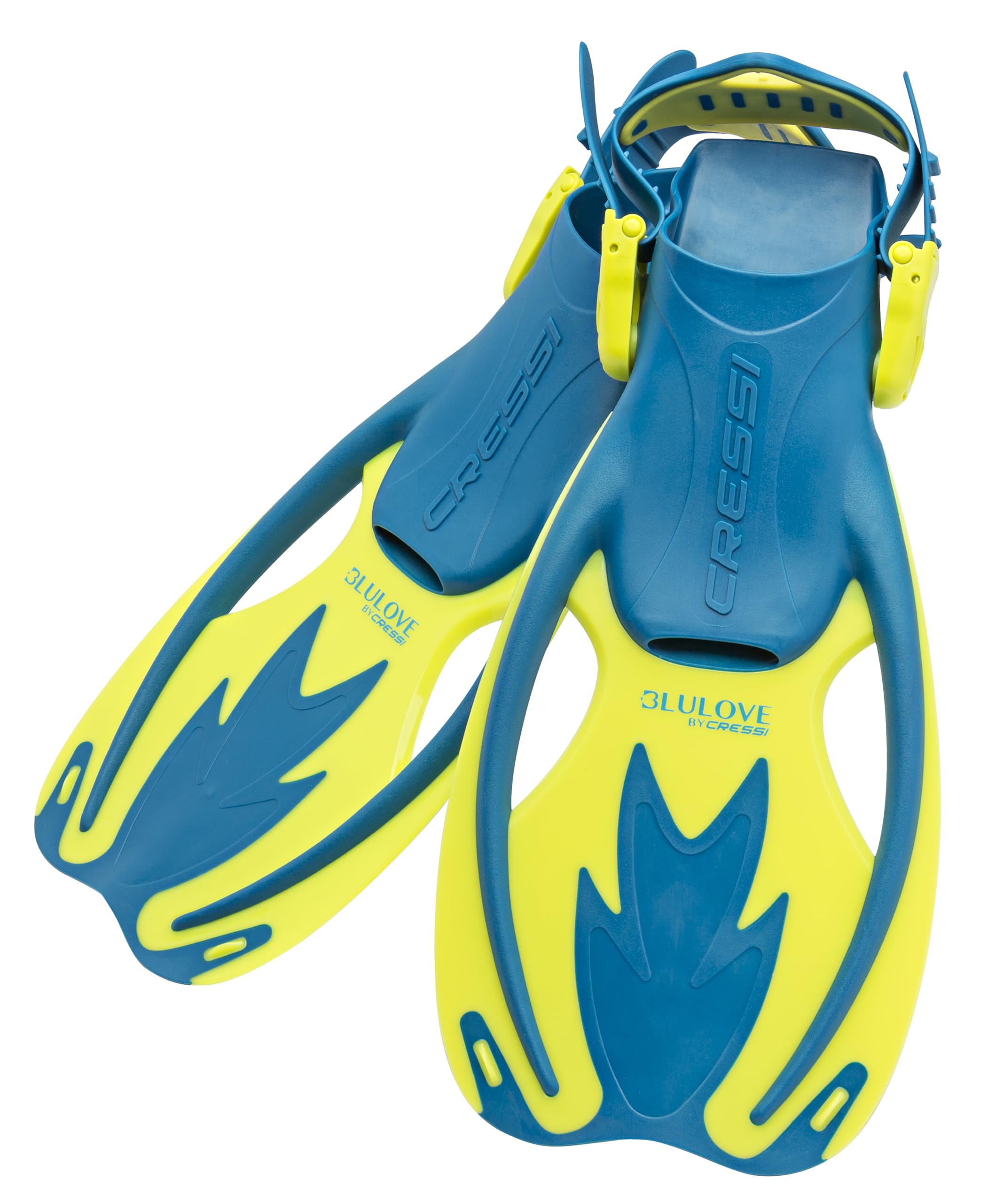 Amazon | CRESSI Rocks Kid Fins Blue/Yellow L/XL (13K/5Y