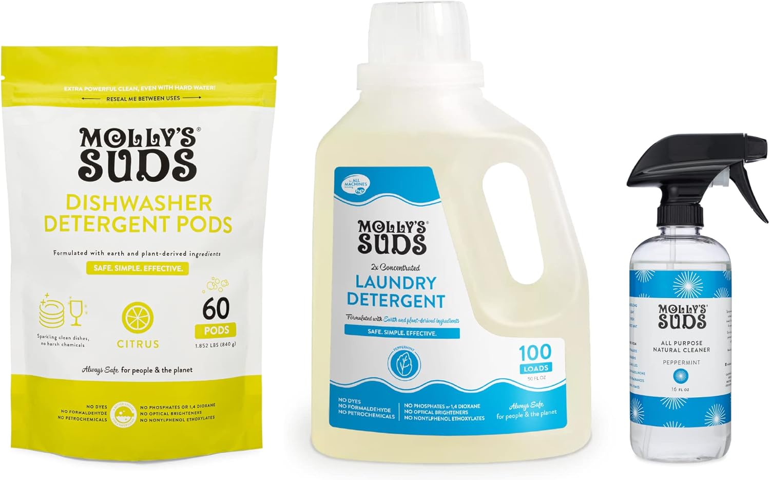 Molly's Suds Household Essentials Bundle Comes with