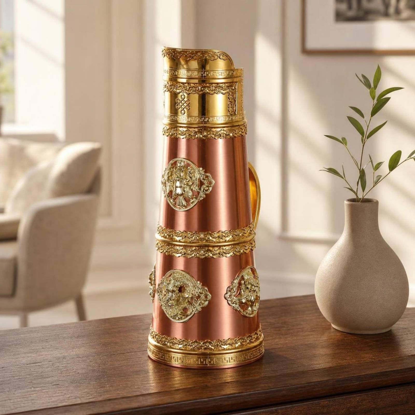 Contenitore Termico con Manico Termico, Oro