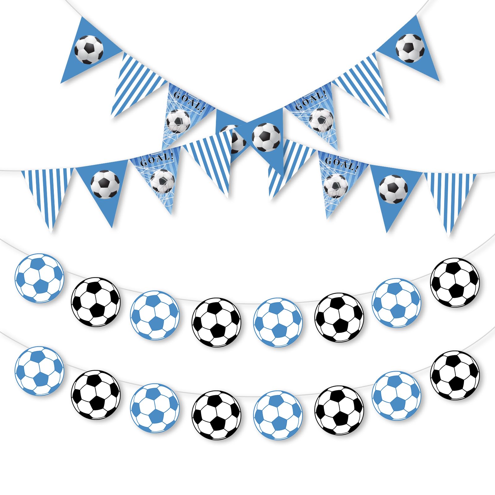 Photo 1 of Cledeco Soccer Banner Party Decorations Set
