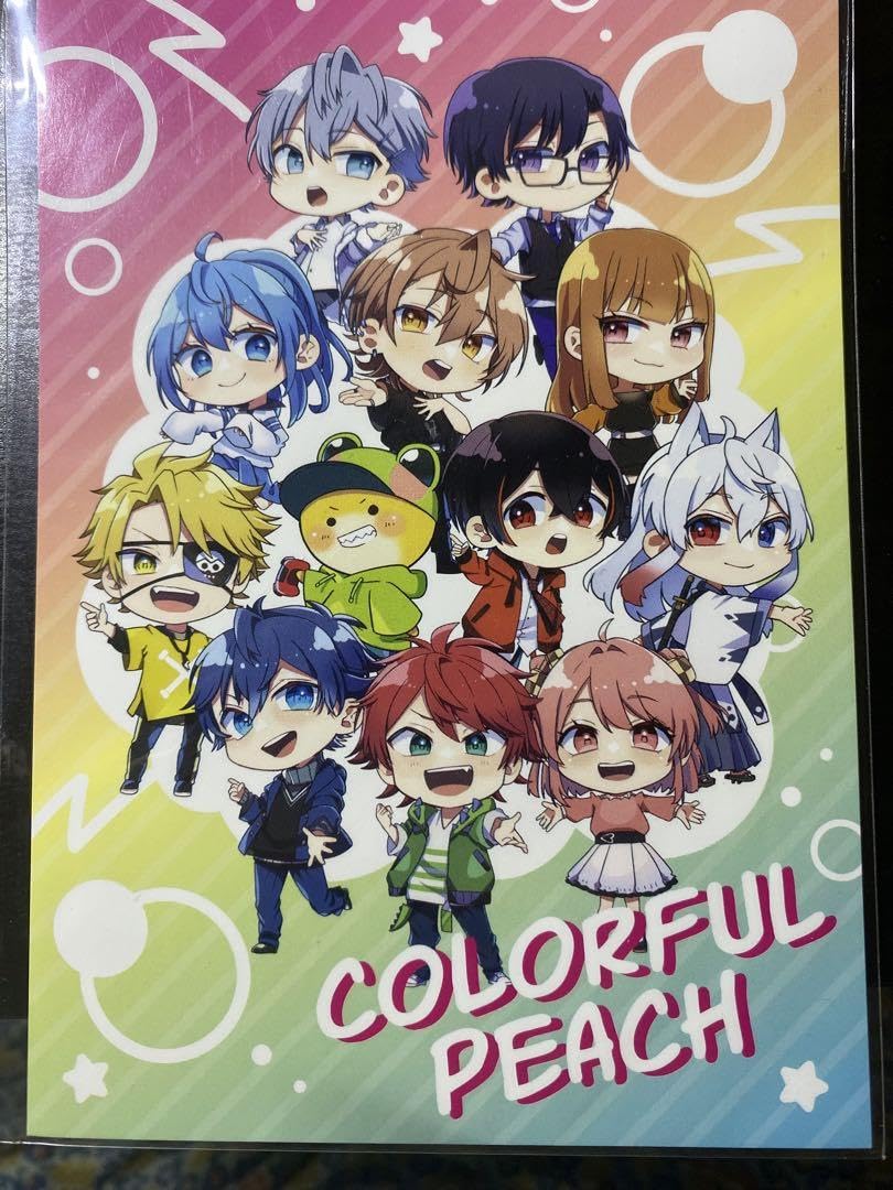 カラフルピーチ　カラピチ グッズセット ぬいぐるみ・缶バッジ・ポストカードなど カラフルピーチ カラピチ グッズセット ぬいぐるみ・缶バッジ