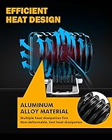 Vista 6 de Auxbeam - 2 unidades de luces LED de 3 pulgadas, luz de trabajo todoterreno de 60 W, luz de foco cuadrado, luz de conducción LED, luz de parachoques