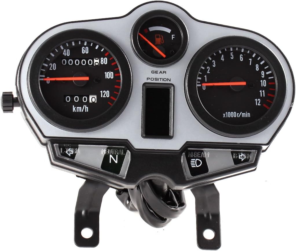 0-120km/h Motorcycle Speedometer Cluster 12V