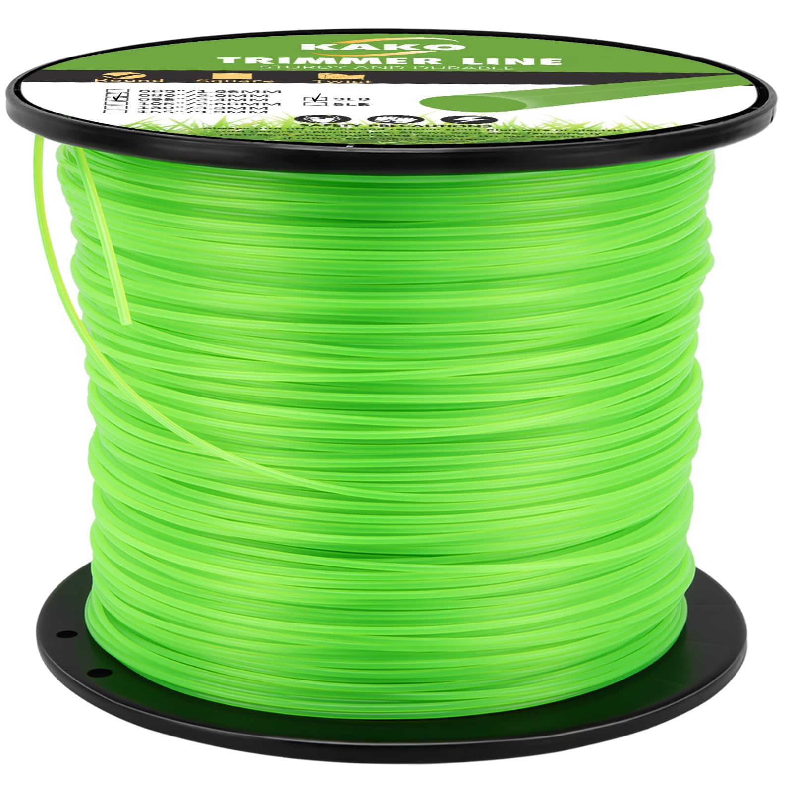 Amazon.com : KAKO 095 Trimmer Line Heavy Duty, Weed Eater String