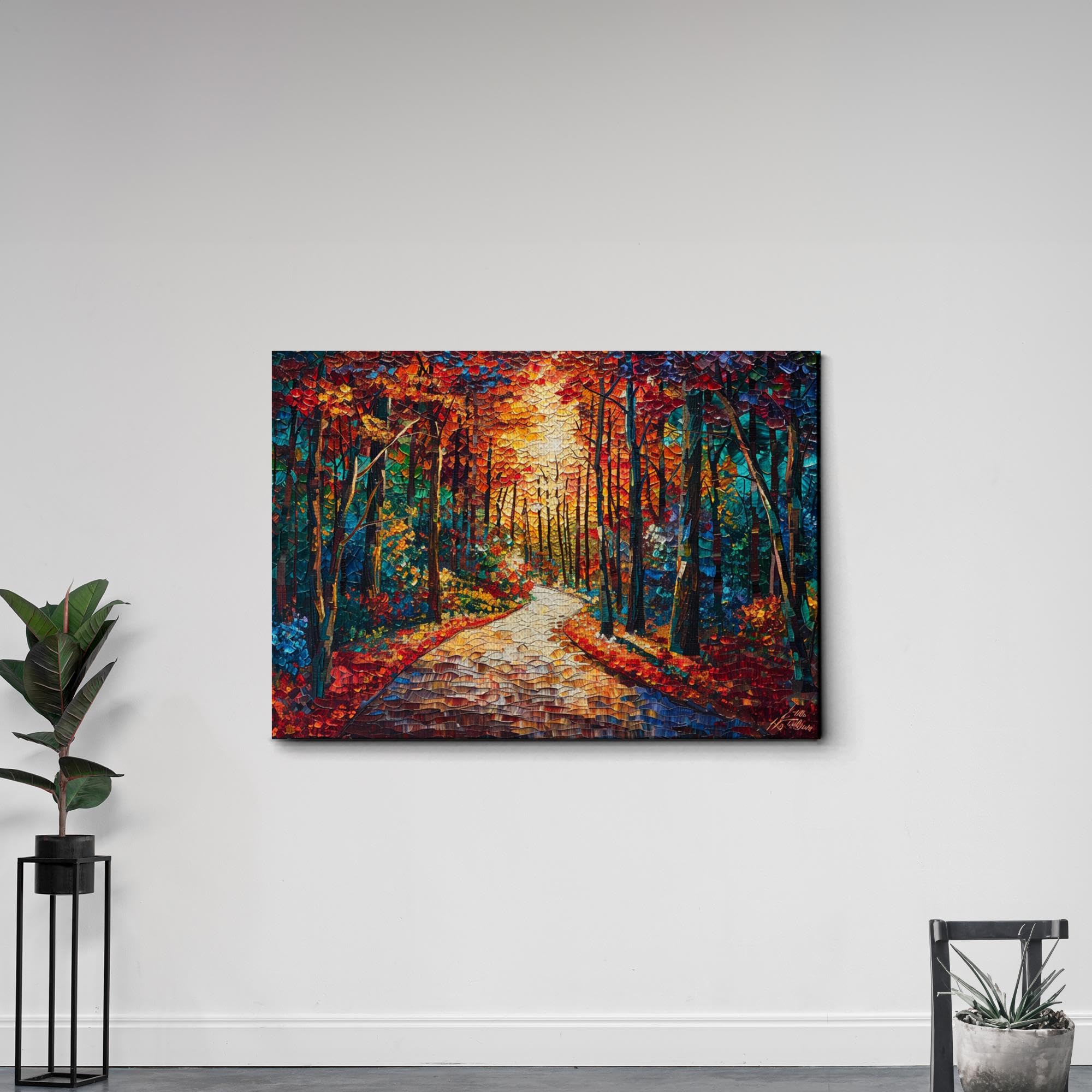 Amazon.com: Landscape Wall Art, Country Landscape Print, Vintage
