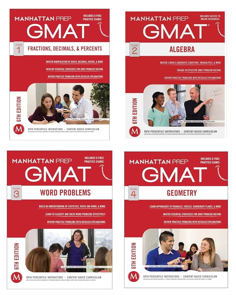 Buy GMAT Manhattan Books |1 to 4 Volume| (6th Edition) Book