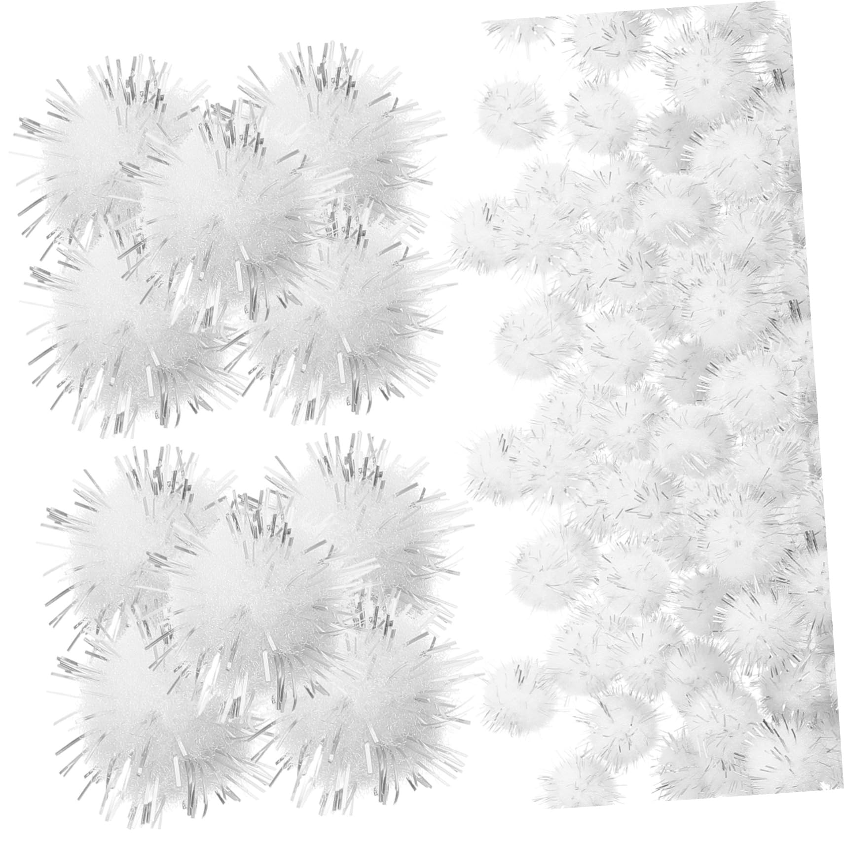 Pompon 2000 Pezzi Mini Pompon Lucidi Per Decorazioni Artigianali Soffici Per Cucire
