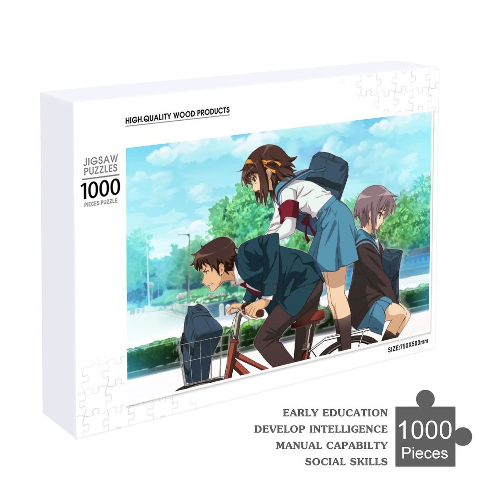 Amazon.co.jp: ジグソーパズル 涼宮ハルヒ キョン 長門有希 1000/500