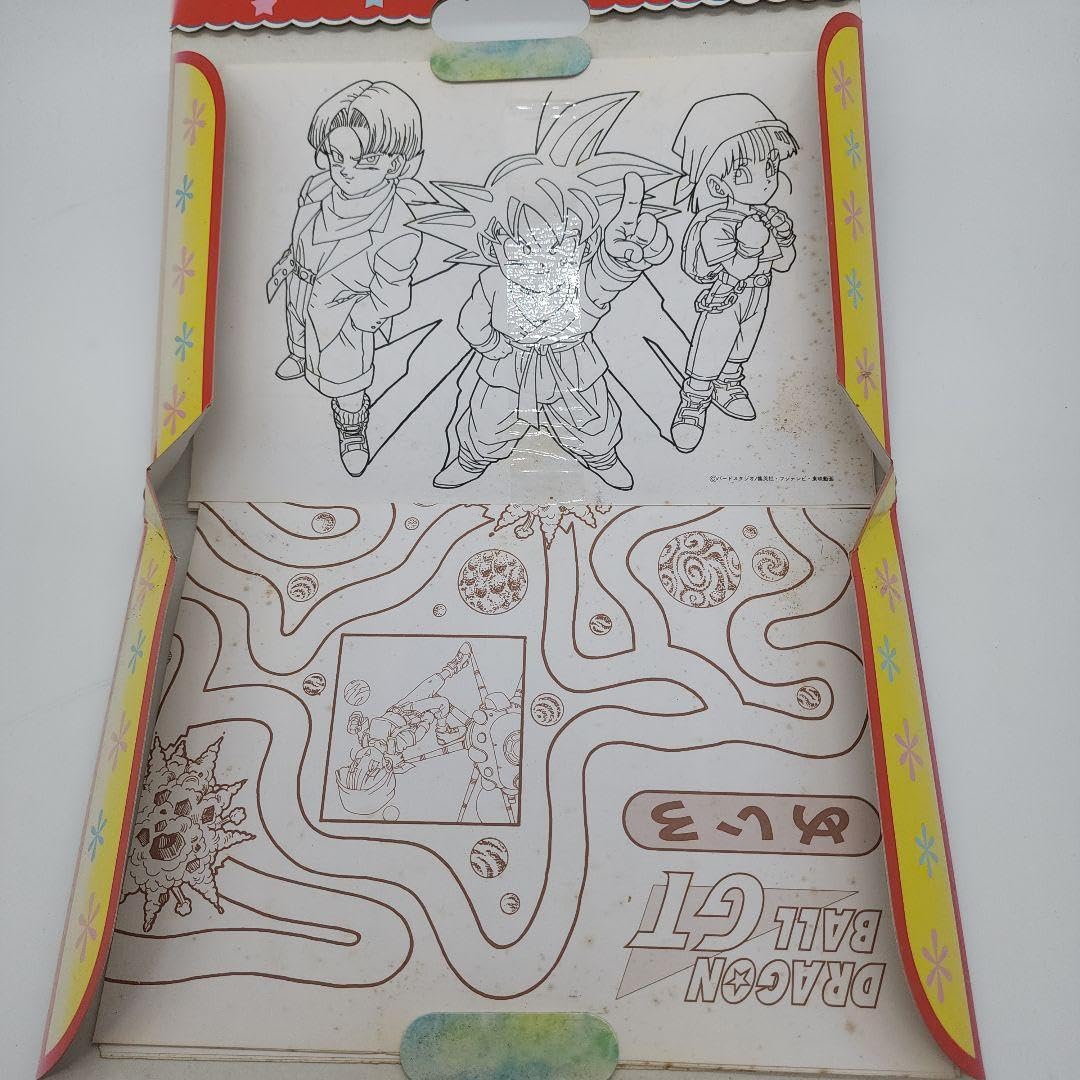 Amazon | 昭和レトロ ドラゴンボ ールGTマキバオーぬり絵セット2点