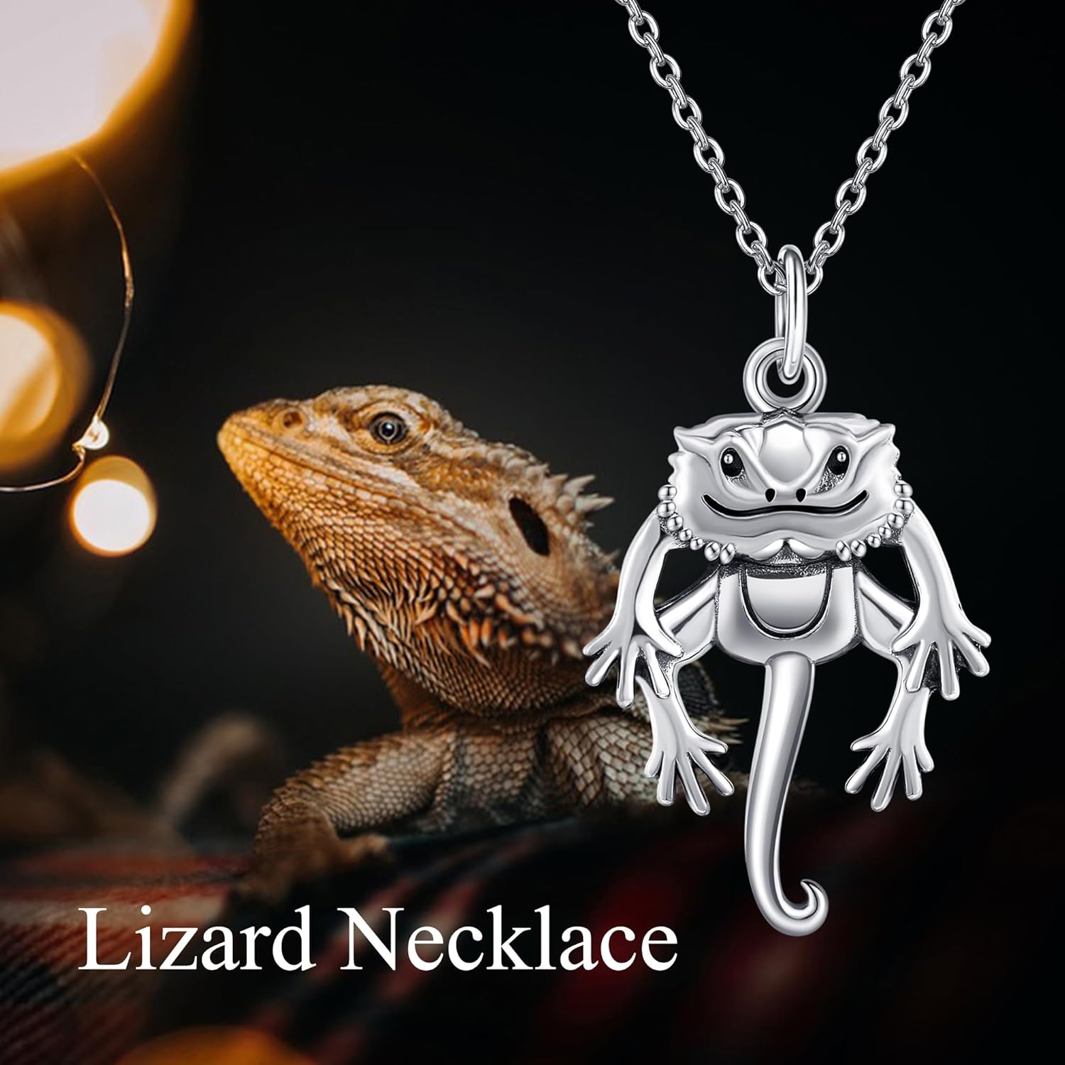 Fox/Chicken/Donkey/Lizard/Butterfly/Mama Duck/Cat/Bee/Monkey/Koala/Raccoon/Dachshund/Dragon Necklace 925 Sterling Sliver Animal Gifts Jewelry for Women - Image 5