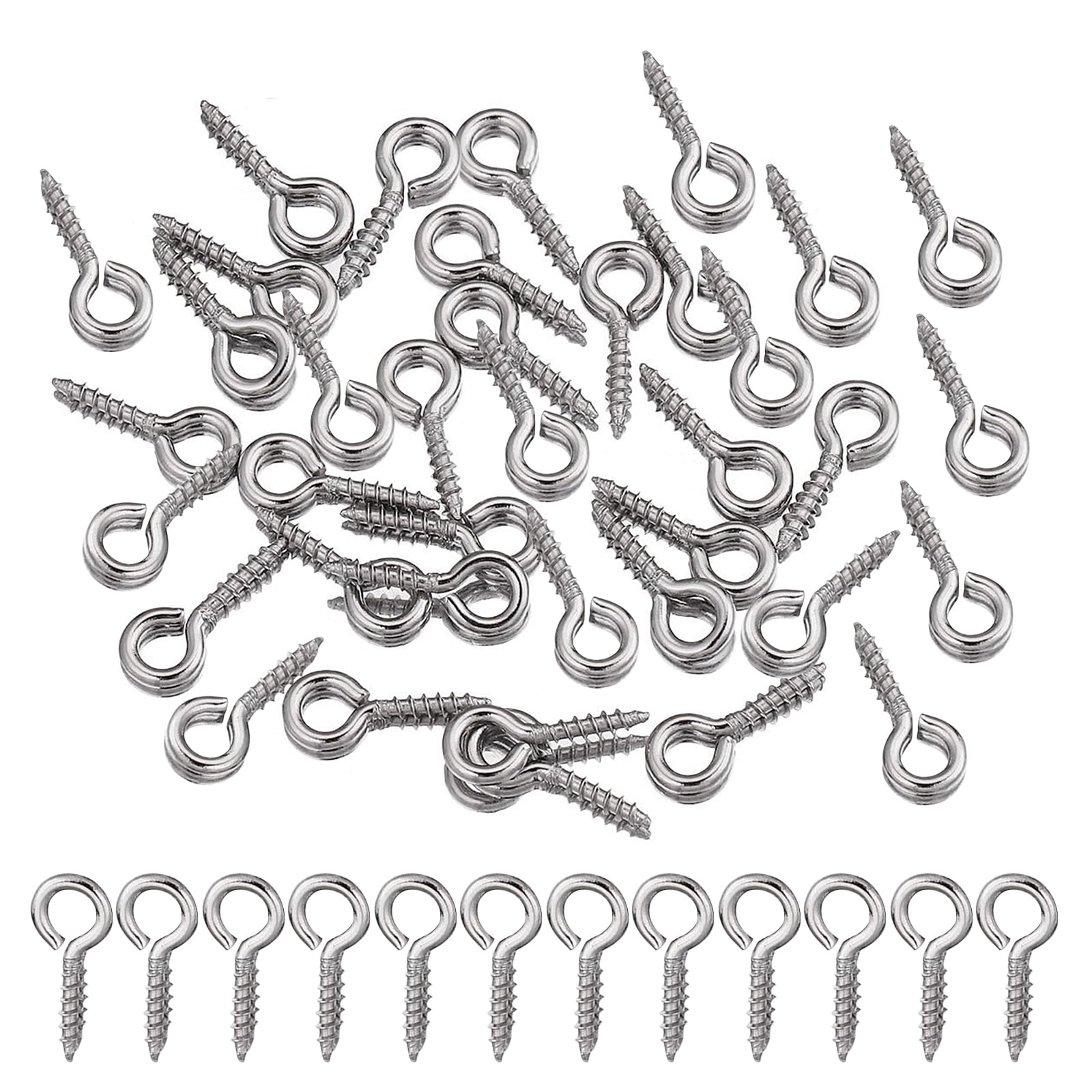 50 PCS Screw Eyes