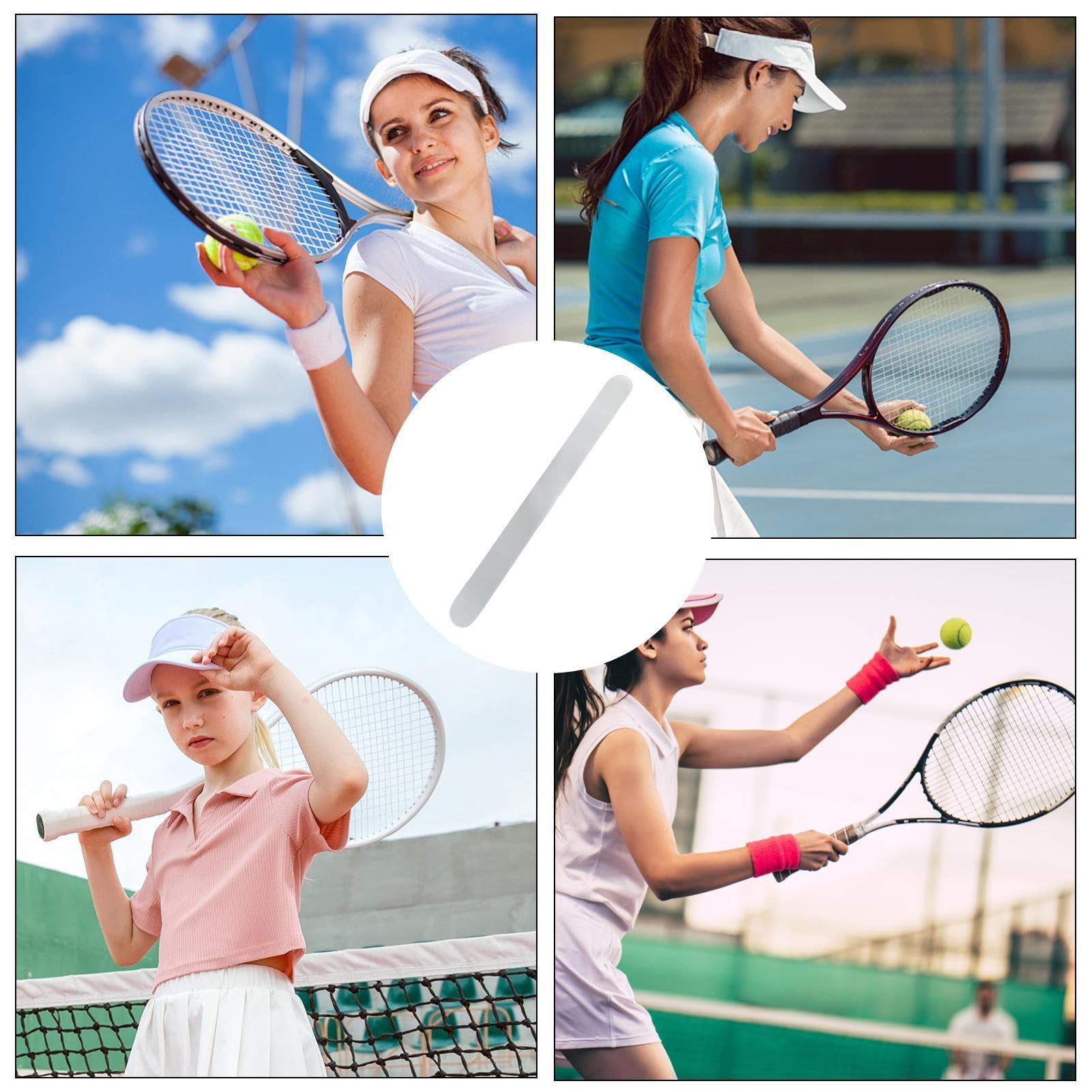 Bande de protection transparente pour cadre de raquette de tennis