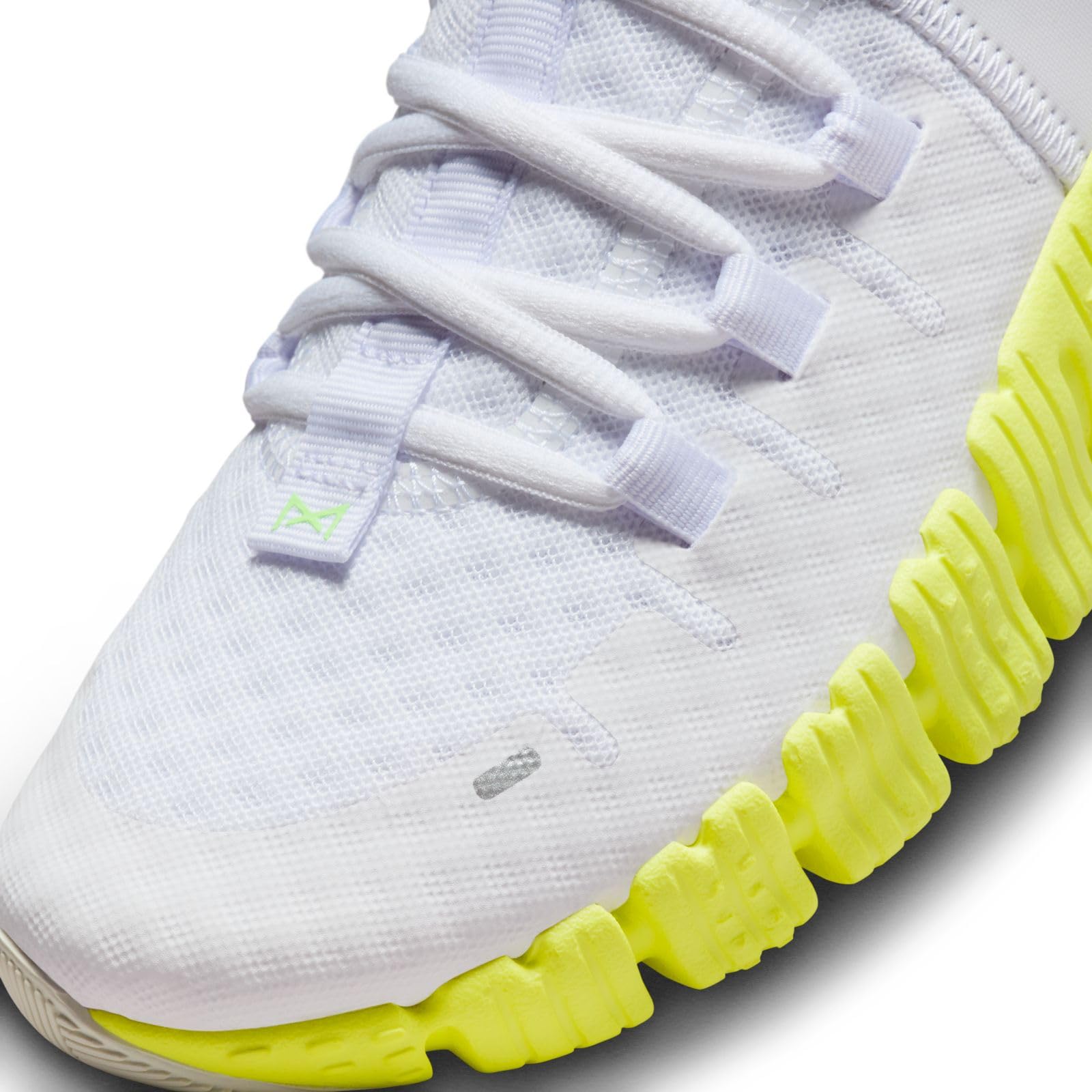 Nike Free Metcon 5 Women's Workout Shoes (DV3950-106, White/Luminous Green/SEA Glass/Lime Blast) Size 9.5