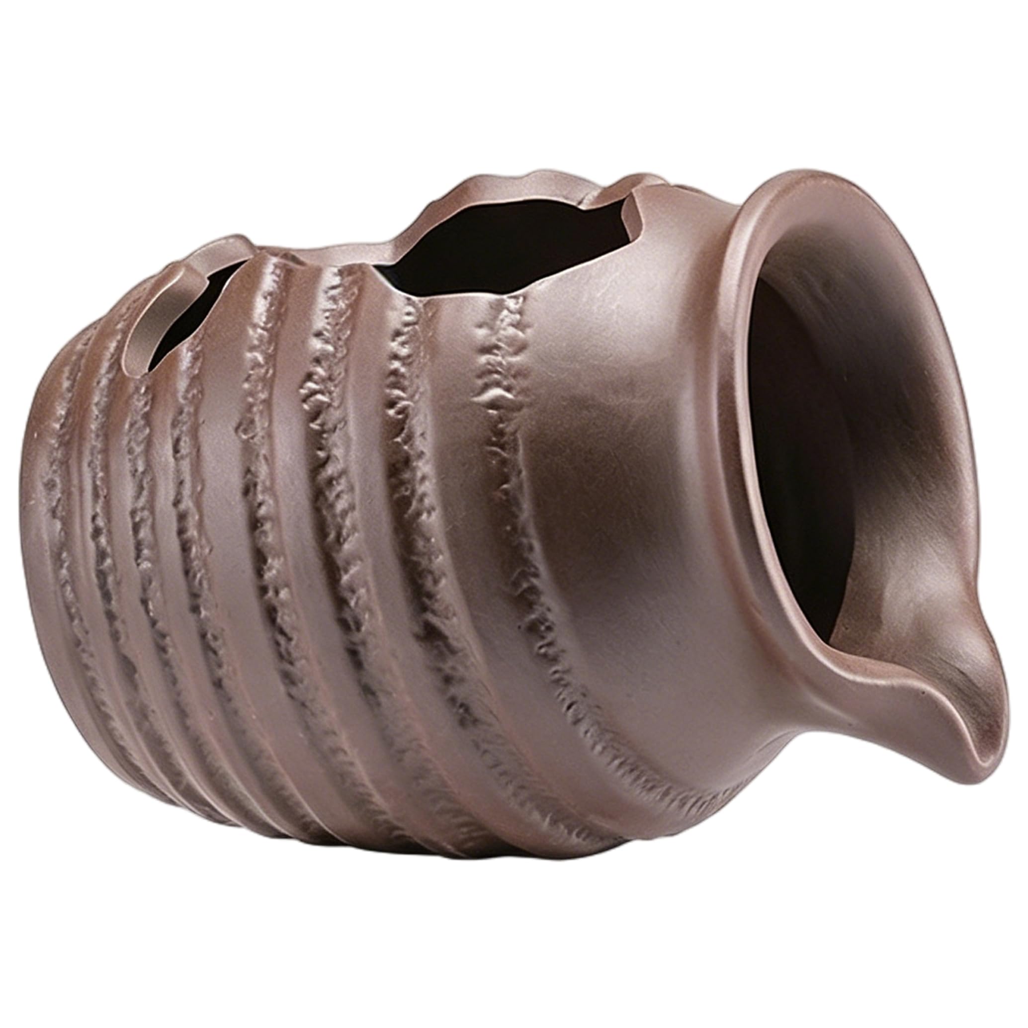 Monwssoe Brown Fountain Spitter, Mini Outdoor Water Fountain & Pond Spitter, Decorative Waterfall For Garden Ponds, 4.88X3.9x3.54 Inches