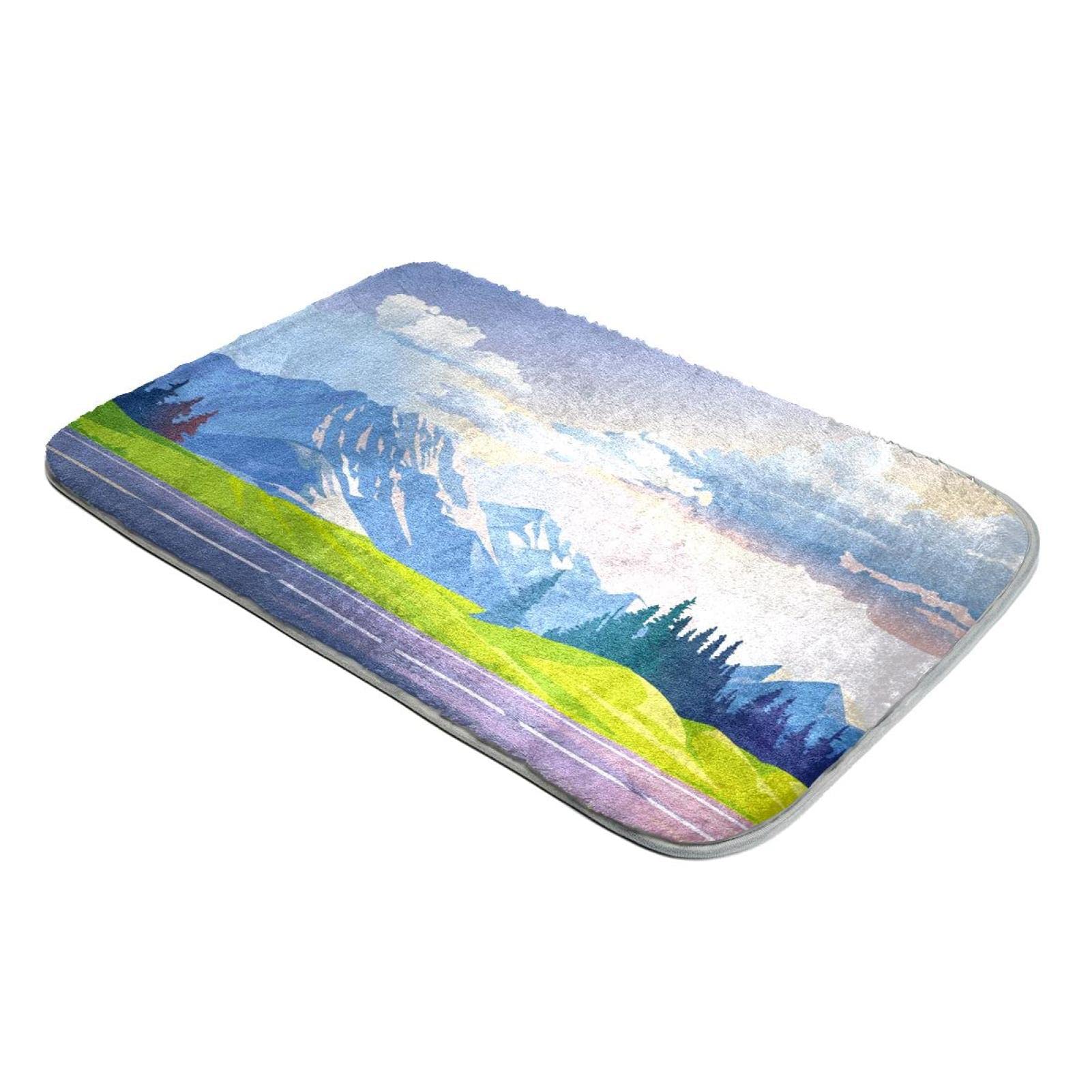 Tapis fausse fourrure montagne pour réchauffer l'ambiance des soirées d'hiver