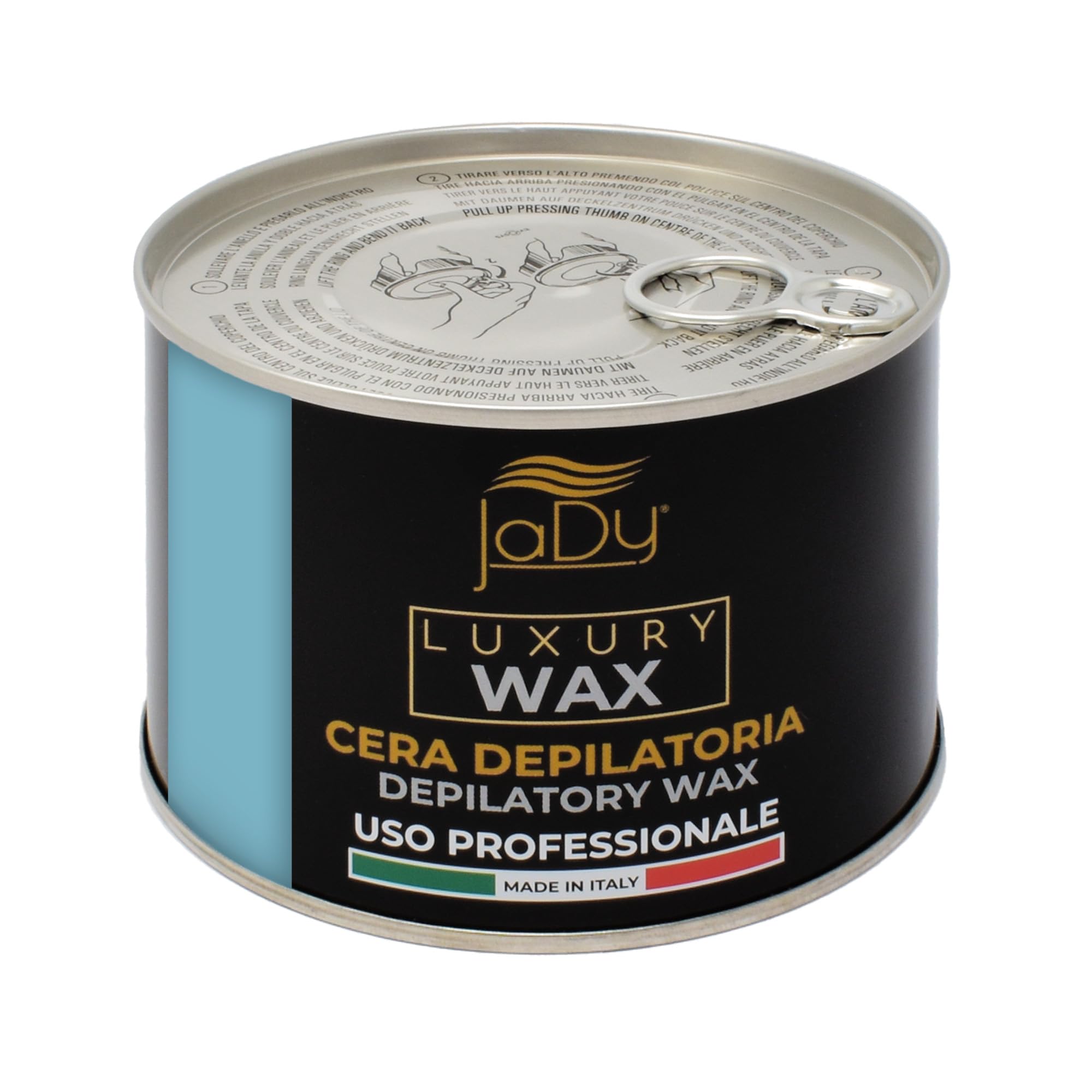 JaDy - Wosk do depilacji Azulene | do profesjonalnego zastosowania | Nadaje się do wszystkich rodzajów skóry | Wosk na gorąco, niebieski, luksusowy wosk (12)