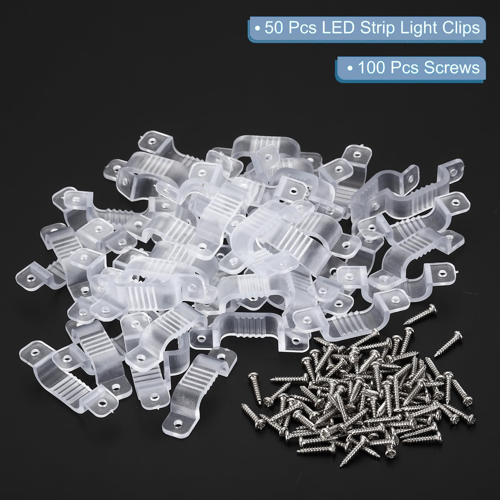 TOP-VIGOR 50Pcs LED Strip Light Clips - Image 3