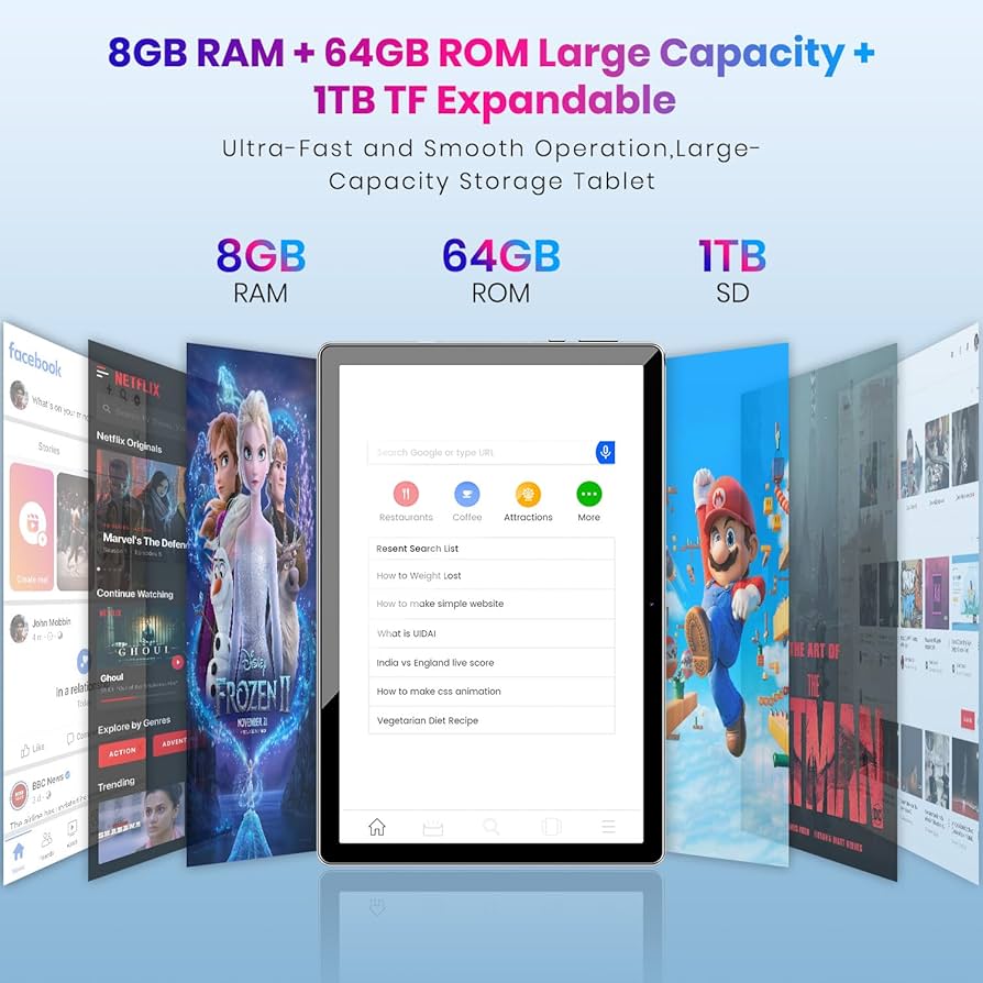 【pっっっっっっも】 Go 64GB Amazon.com : Android 13 Tablet 10.1