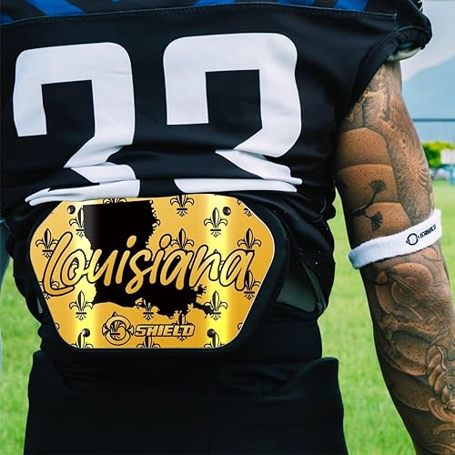 Miniatura 5 de O Shield State Football - Placa trasera para jugadores de fútbol, protector trasero, ajuste universal