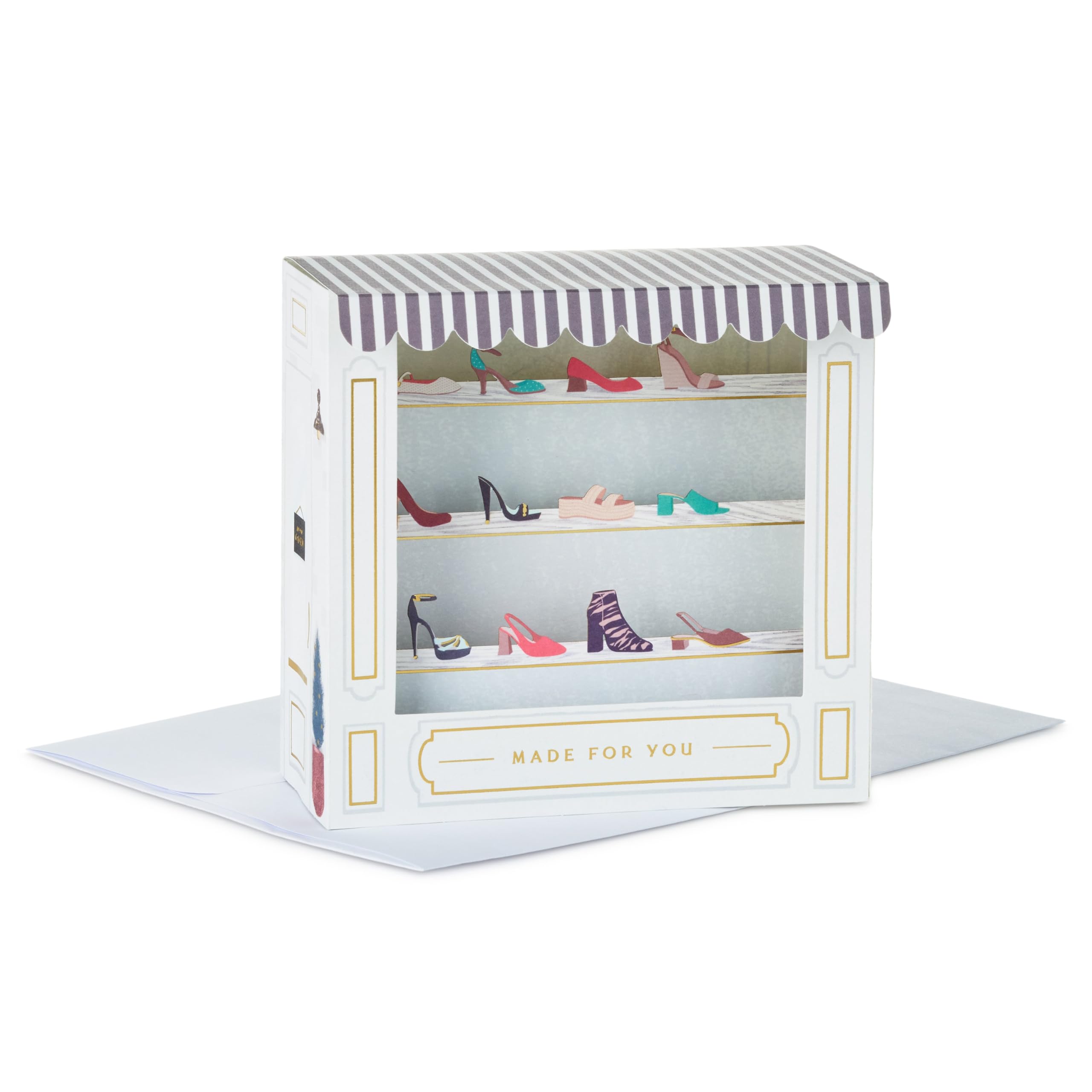Hallmark Paper Wonder Pop-Up Shoe Shop Birthday Card