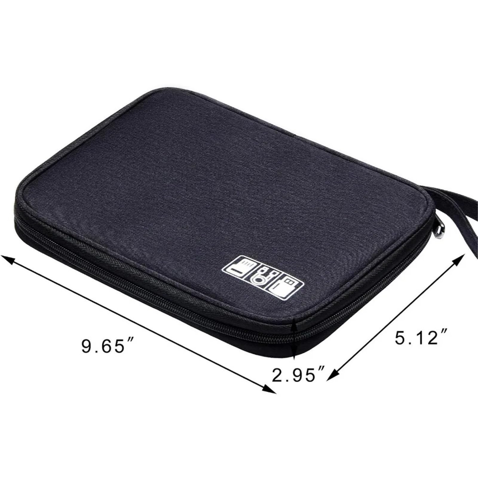Borsa Organizer Per Cavi Borsa For Organizer Elettronica Da Viaggio 2 Pezzi Custodia Cavi Portatile Accessori Elettronici Trucco Organizzazione Di Range(Grey)