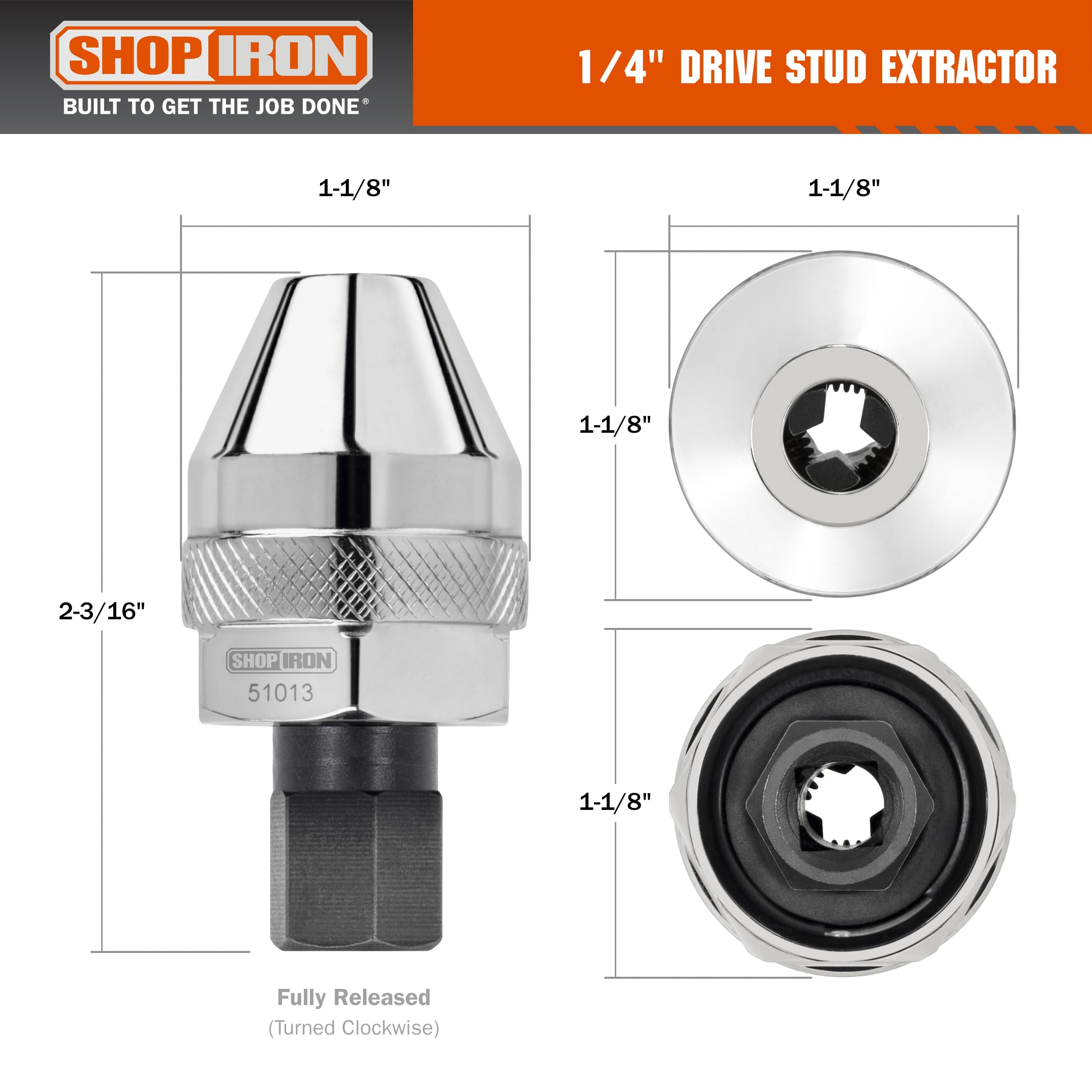 こめじる Amazon.co.jp: Shop Iron 51013 1/4インチドライブミニスタッド