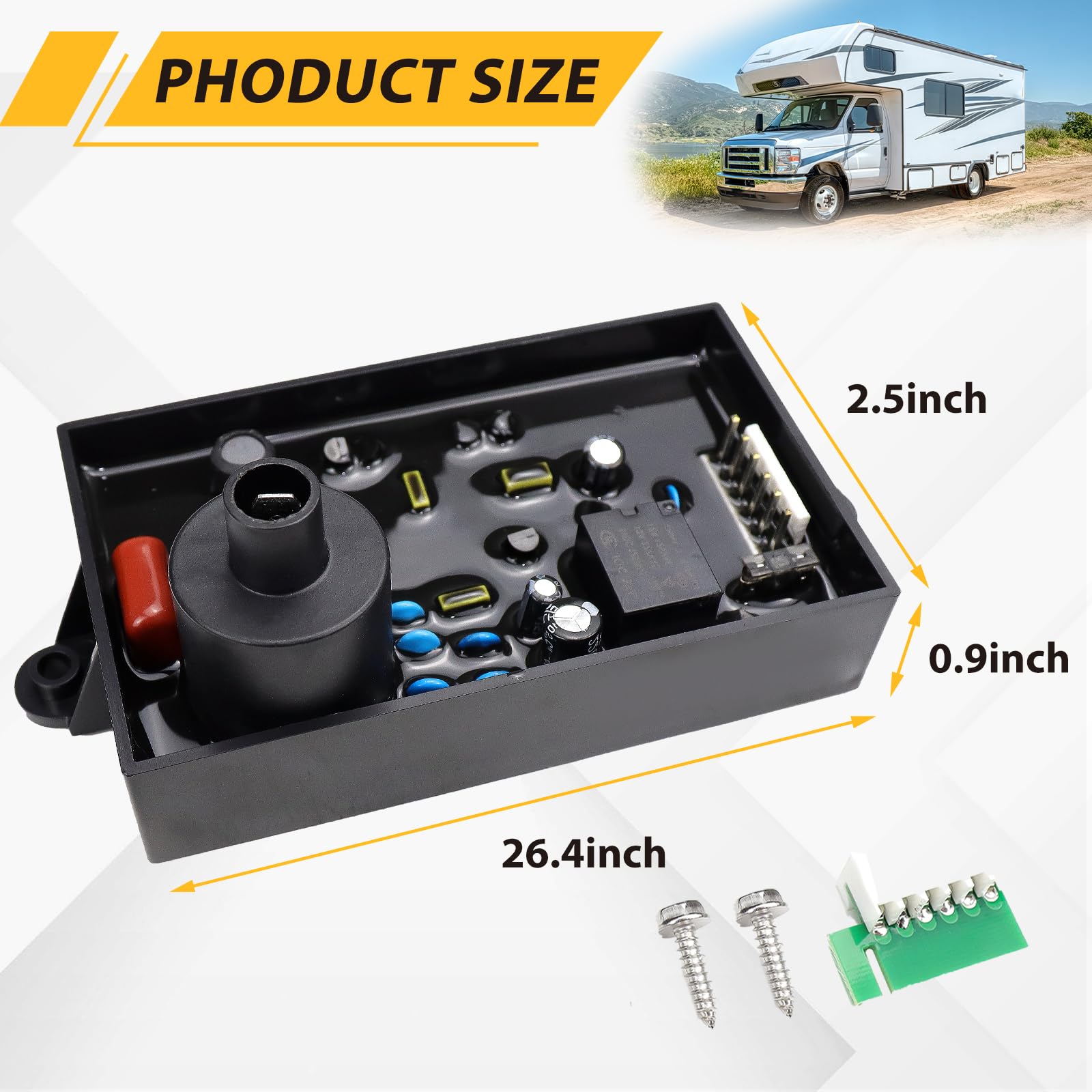 JDMON RV Water Heater Control Circuit Board - Replacement For Suburban/Atwood G6A, GH6, G10 Models