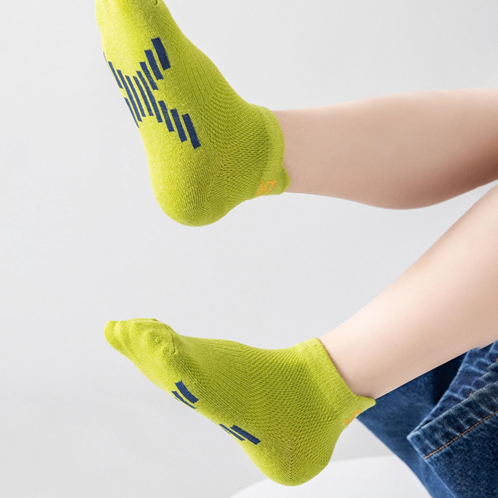Generisch Calcetines infantiles para niños y niñas, cómodos y transpirables para uso diario y ocio, hechos de tela suave elástica para niños de 3 a 16 años, ideal para primavera y verano