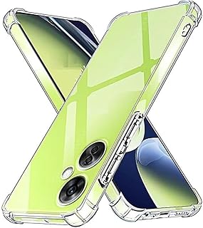 ( Vivo y27 4G ) جراب حماية شفاف ناعم من البولي يوريثين الحراري والسيليكون ممتص للصدمات بزاوية معززة وحماية كاملة للكاميرا لموبايل فيفو y27 شبكة الجل الرابع 4G