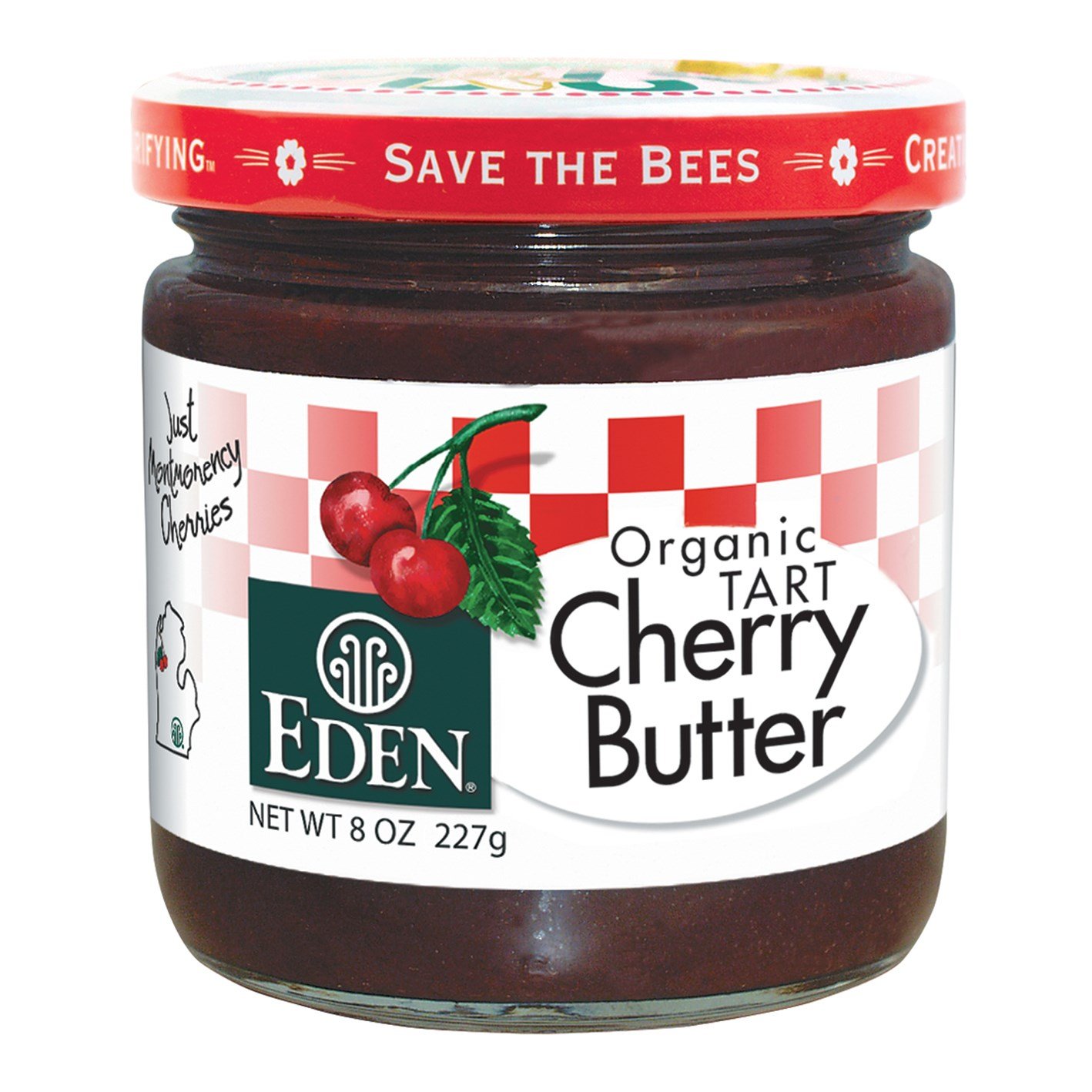 Eden Foods, Organic Tart Cherry Butter, 8 oz (227 g) (DOUBLE PACK)