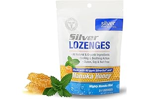 Silver Biotics Colloidal Silver Lozenges: Throat-Soothing Immune Support