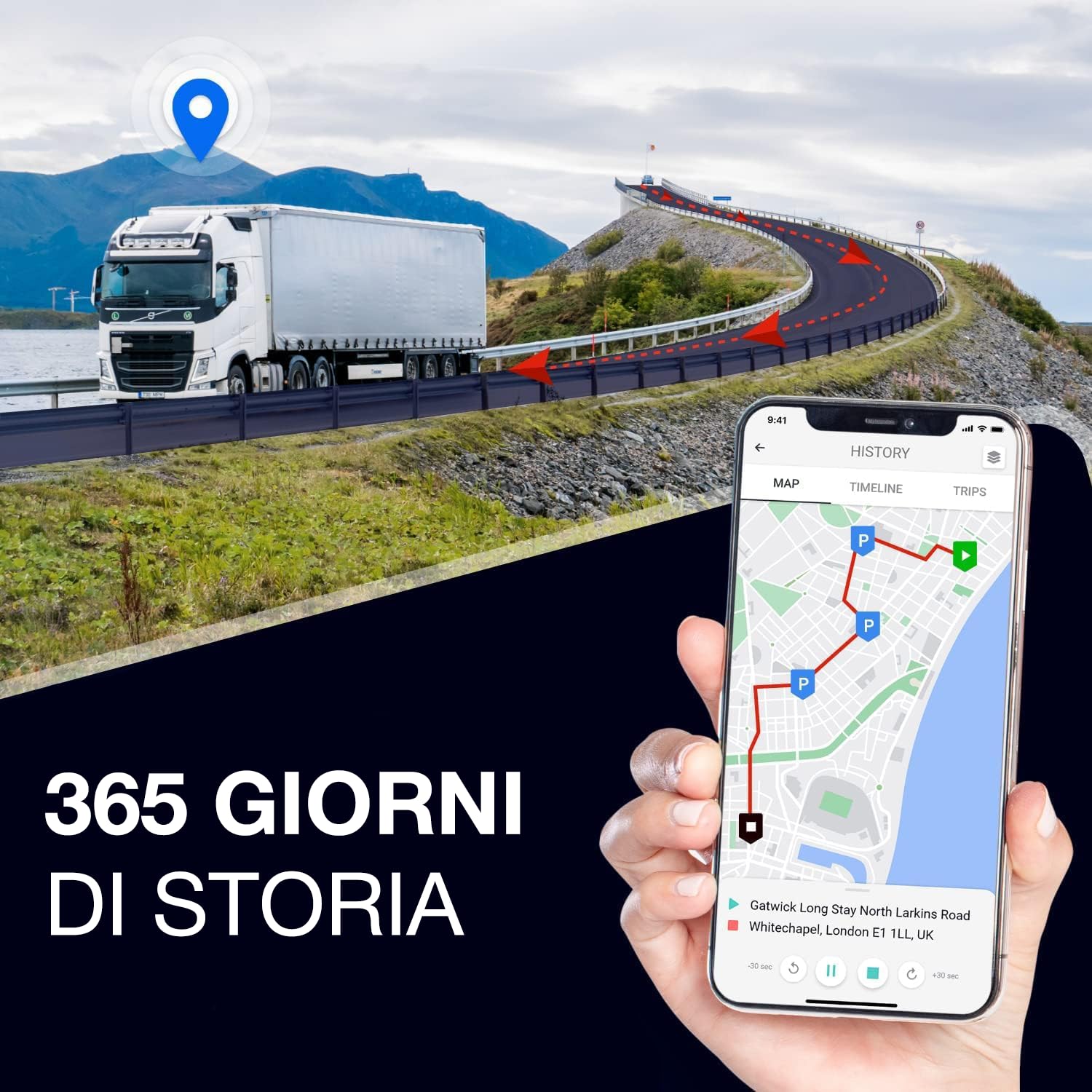 Rewire Security DB2 Localizzatore GPS per Veicoli Cablato – Tracciamento in Tempo Reale 24/7 ad Alta Precisione per Auto, Moto, Furgoni – Installazione Facile – Abbonamento Mensile Economico