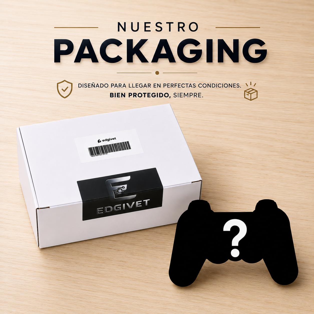 edgivet Controller wireless PS3 compatibile con console e PC | Vibrazione e joystick di precisione (Camouflage)