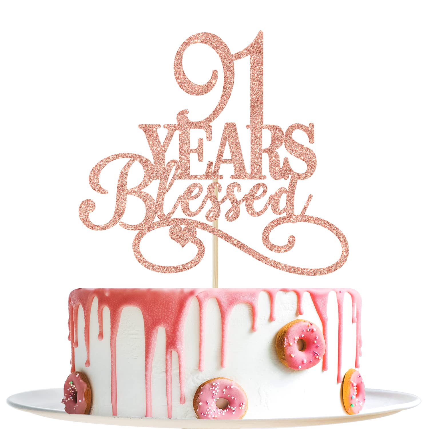 91st Birthday Number Candles Gold Crown Design - Cake Topper For 91 Year Old Men & Women Party Decor - View #13