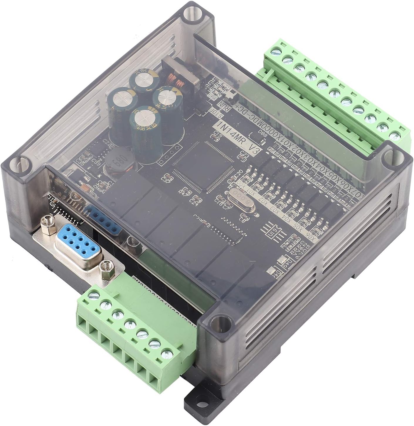 PLC Controller, Relay Output Industrial Control Board Programmable Logic Controller, for GX-work2 Supports Hmi Connection Industrial GX-Developer