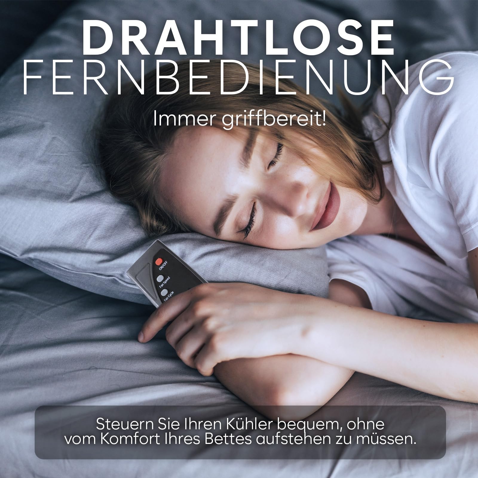 Adamson B10 kühlende Matratzenauflage – Twin 190x100 cm – 100% Baumwolle – Kühlmatte Bett für ruhigen, erholsamen Schlaf – Ideal für heiße Schläfer – Energiesparendes Design